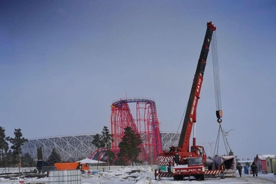 В Волгоград прибыли детали для нового колеса обозрения