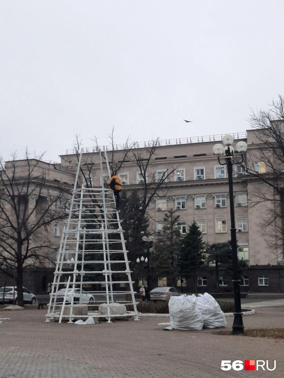 Здесь будет елка повыше | Источник: Анастасия Баринова / 56.RU