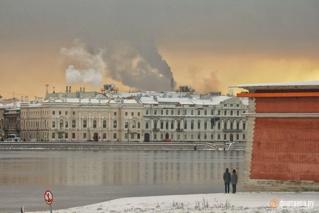 Дело к оттепели. Тёплый атмосферный фронт нагревает Петербург и Москву | Источник: Михаил Огнев / «Фонтанка.ру»