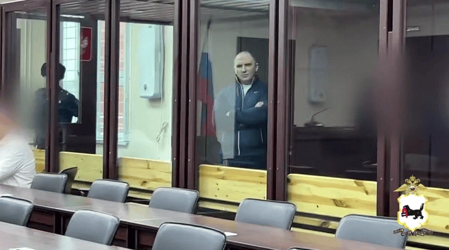 Алексей Ленивцев в зале суда | Источник: Пресс-служба ГУ МВД по Иркутской области