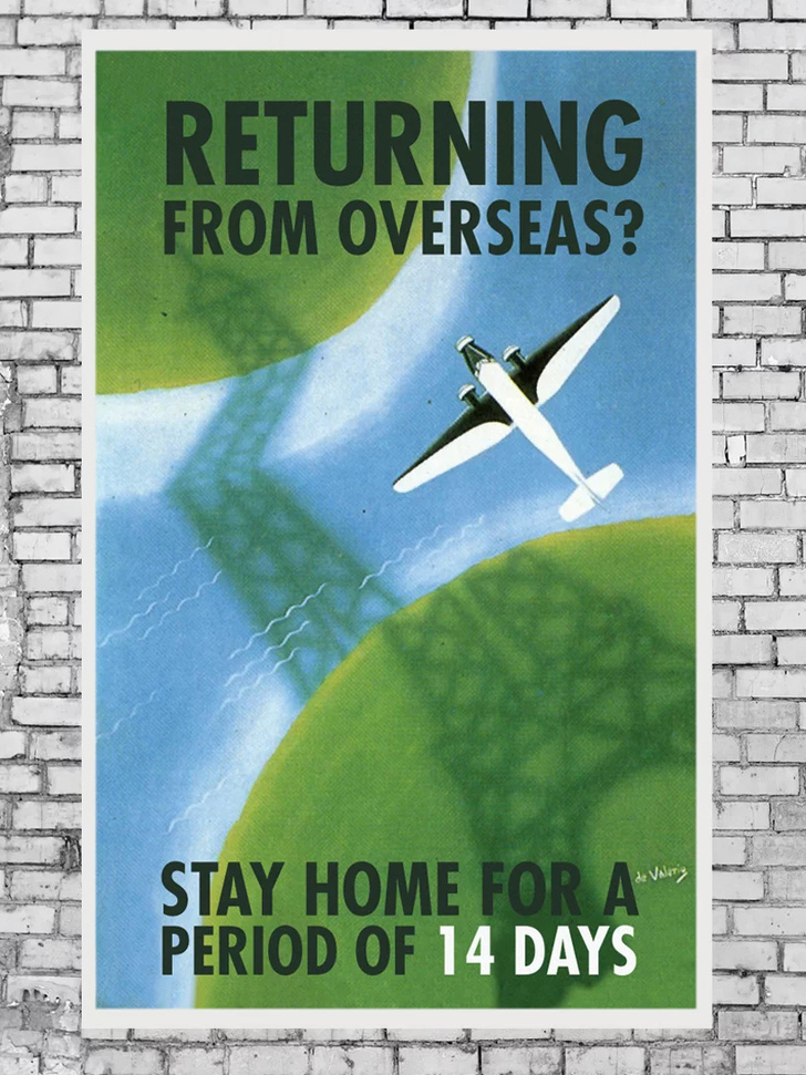 Дизайнеры против коронавируса: серия винтажных плакатов (фото 7)