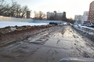 Улицы Уфы превратились в грязное месиво после схода снега