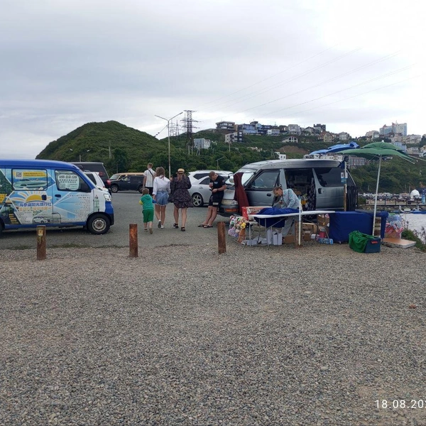 Так место выглядело после приезда полиции | Источник: Владивосток № 1 / T.me