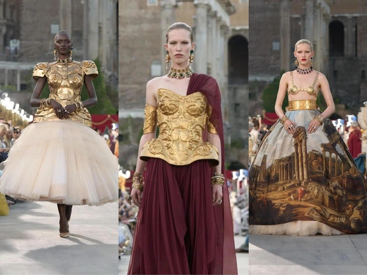 Новая Римская империя: все о долгожданном показе Dolce&Gabbana Alta Moda 2025 | marieclaire.ru