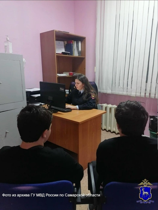Мужчину доставили в отдел полиции | Источник: ГУ МВД России по Самарской области