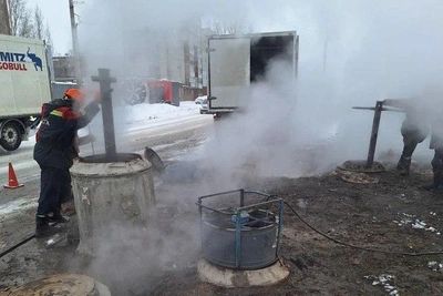 СГК обнаружила дефект на теплосети левого берега