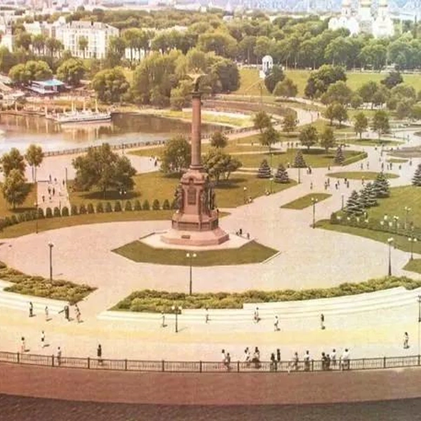 Вид на Стрелку сверху  | Источник: эскизный проект Центра развития городских территорий Ярославля