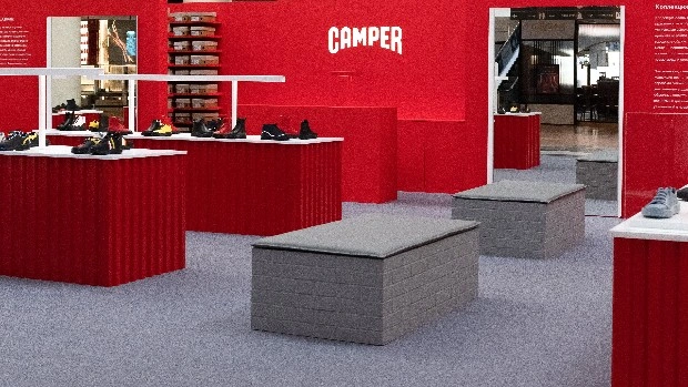 Pop-up бутик Camper по дизайну студии Asketik