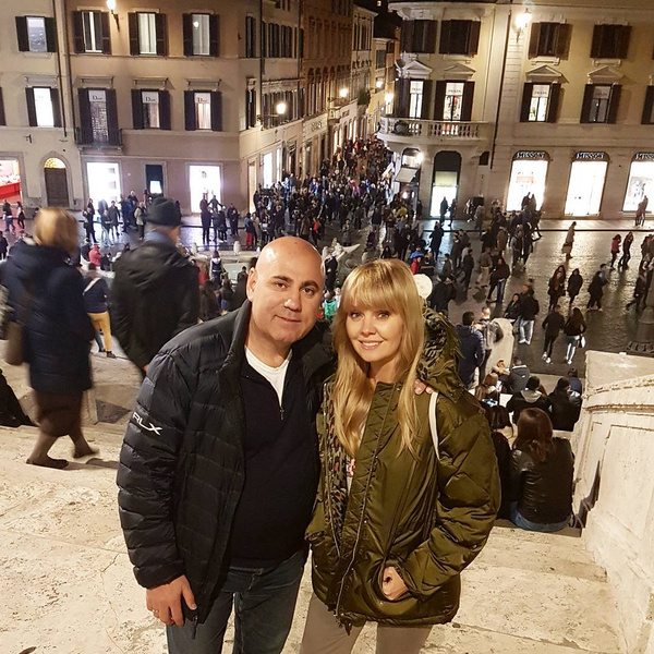 Валерия и Иосиф Пригожин отметили годовщину знакомства в Риме