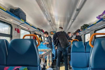 На Пасху в электричке Уфа-Стерлитамак возникла давка