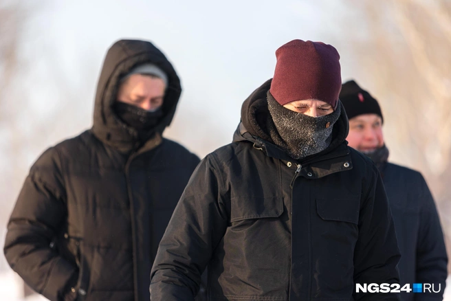 Не забывайте закрывать лицо в морозы! | Источник: Мария Ленц / NGS24.RU