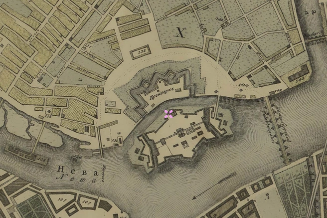 Источник: План Петербурга 1804 года Савинкова