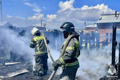 В Туве за сутки потушили пять пожаров