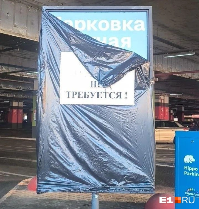 Посетители центра увидели новые объявления | Источник: Роман Марьяненко / E1.RU