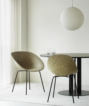 Mat Bar Chair от Normann Copenhagen: самый экологичный стул в мире из водорослей и конопли