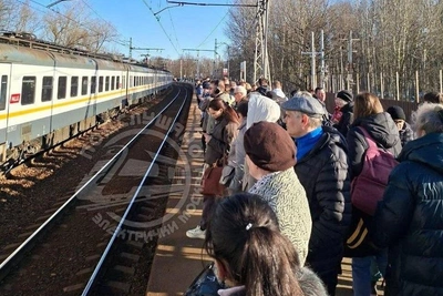Поломка электрички на МЦД-1 привела к задержкам