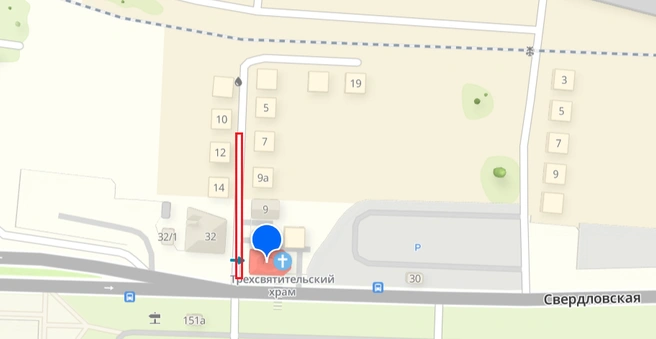 Перекрытия у Трехсвятительского храма | Источник: 2gis.ru