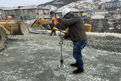 Две водопропускные трубы установлены на реке Правда