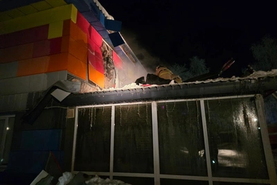 В Алакуртти пожар в гостинице тушили почти 5 часов