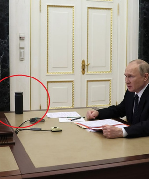 На столе у Путина нашли новый загадочный предмет