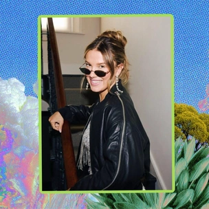 Небрежный пучок как у Милли Бобби Браун — легкая прическа на Новый год 2026