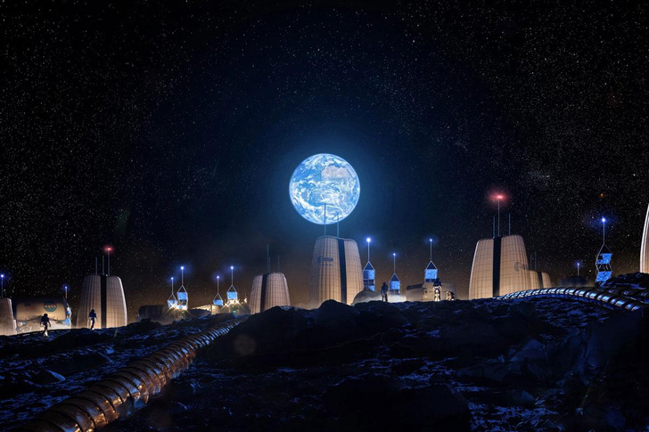 Жизнь на спутнике: посмотрите на концепты 10 лунных городов