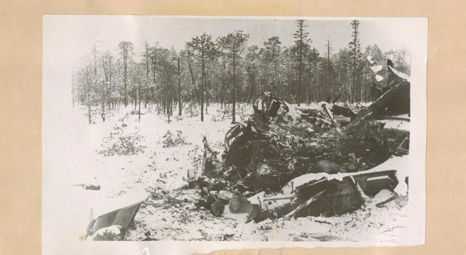 Место падения Ми-8 | Источник: из материалов дела