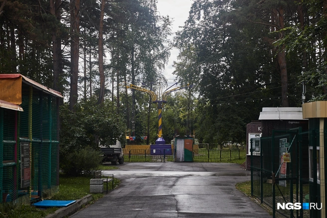 В парке много вариантов для досуга: батуты, тир, карусели и прочие «лазилки» | Источник: Александр Ощепков / NGS.RU