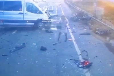 Смертельная авария на мосту в Архангельске попала на видео