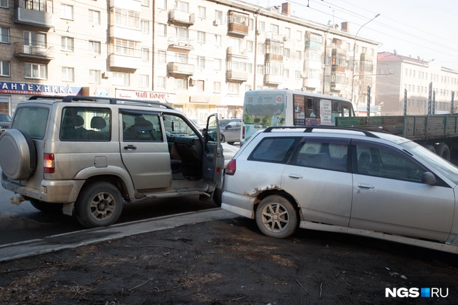 С начала года за парковку на газонах составили более 1 500 протоколов | Источник: Андрей Бортко / NGS.RU