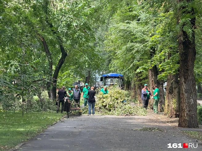 Городские службы работают со вчерашнего дня | Источник: читатель 161.RU