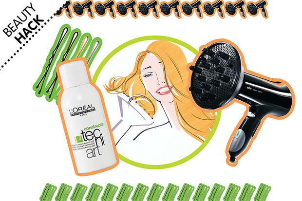 Фото №1 - Beauty Hack: Как быстро сделать локоны