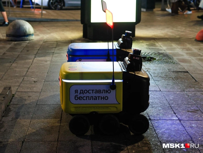 Такой доставщик будет работать в столице республики | Источник: Артем Устюжанин / MSK1.RU