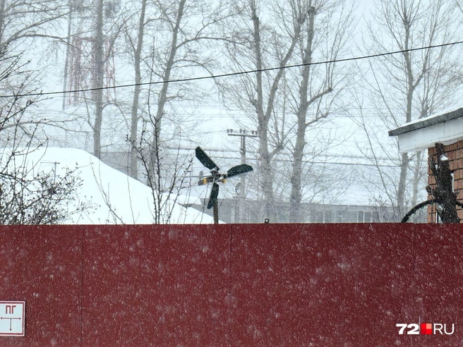 Вы видели такие ветряки? Такое есть только в частном секторе  | Источник: Павел Красоткин / 72.RU 