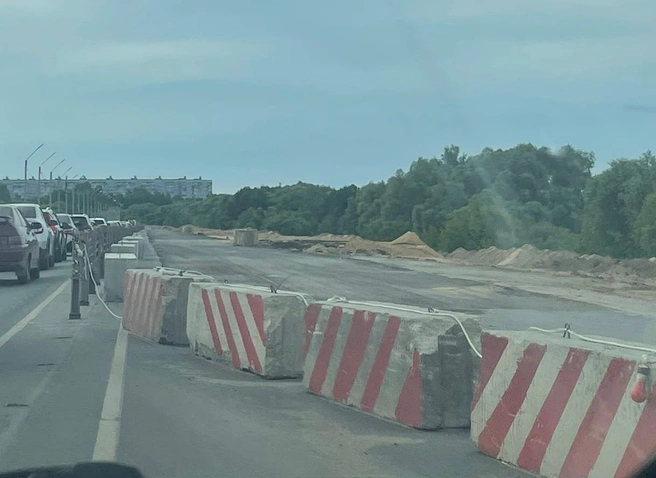 Рязанские водители удивились отсутствию рабочих на Северной окружной дороге | 62.ru