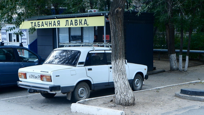 Продавец киоска стал одним из очевидцев инцидента | Источник: Илья Воробушкин / V1.RU