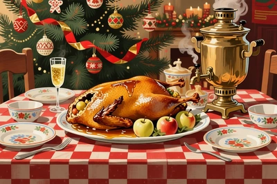 Запеченная утка на Новый год: рецепт с хрустящей корочкой
