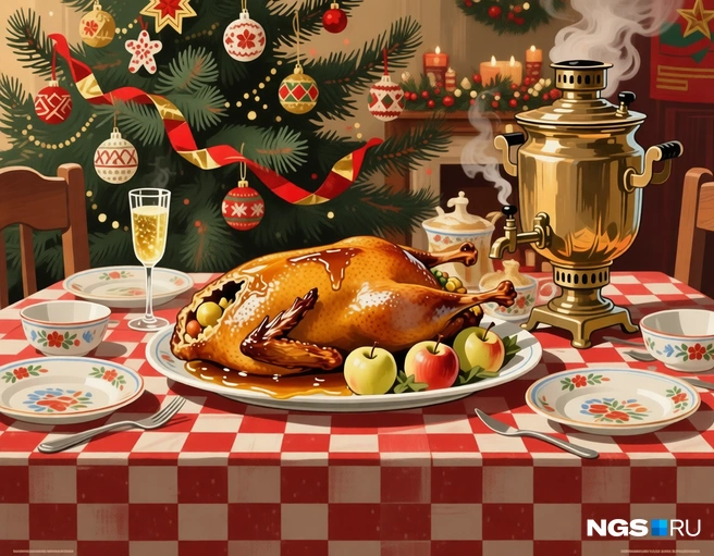 Пока готовится утка, вы успеете нарядить елку | Источник: Алена Золотухина / NGS.RU
