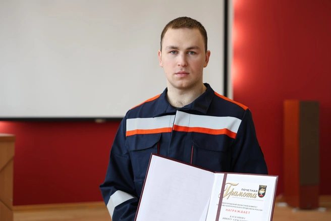 Никита Катасонов — уполномоченный по охране труда в одном из цехов по отделке проката | Источник: «Красный октябрь»
