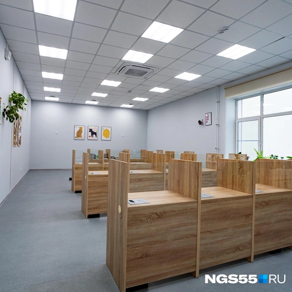 На стене — карта Англии и несколько картин | Источник: Кирилл Башинский / NGS55.RU
