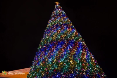 В Ставрополе завершили новогоднее оформление улиц