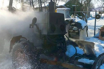 Тракторист погиб при отогреве трактора газовой горелкой