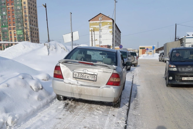 Заехал на дорожку | Источник: читатель НГС