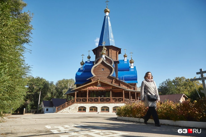 Такая необычная церковь! Очень украшает ландшафт | Источник: Роман Данилкин / 63.RU