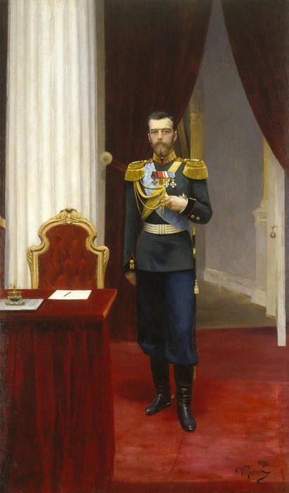 Портрет Николая II написал художник Илья Репин | Источник: Эрмитаж / hermitagemuseum.org