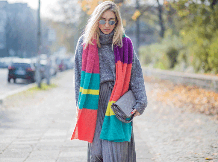 Модные шарфы для зимы 2020: с чем сочетать и как носить