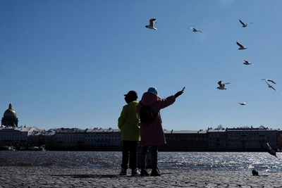 Апрельское солнце в Петербурге уже выше нормы