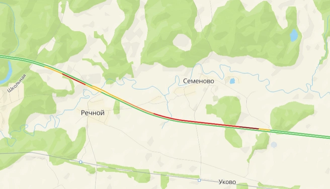 Пробка очень длинная  | Источник: 2GIS