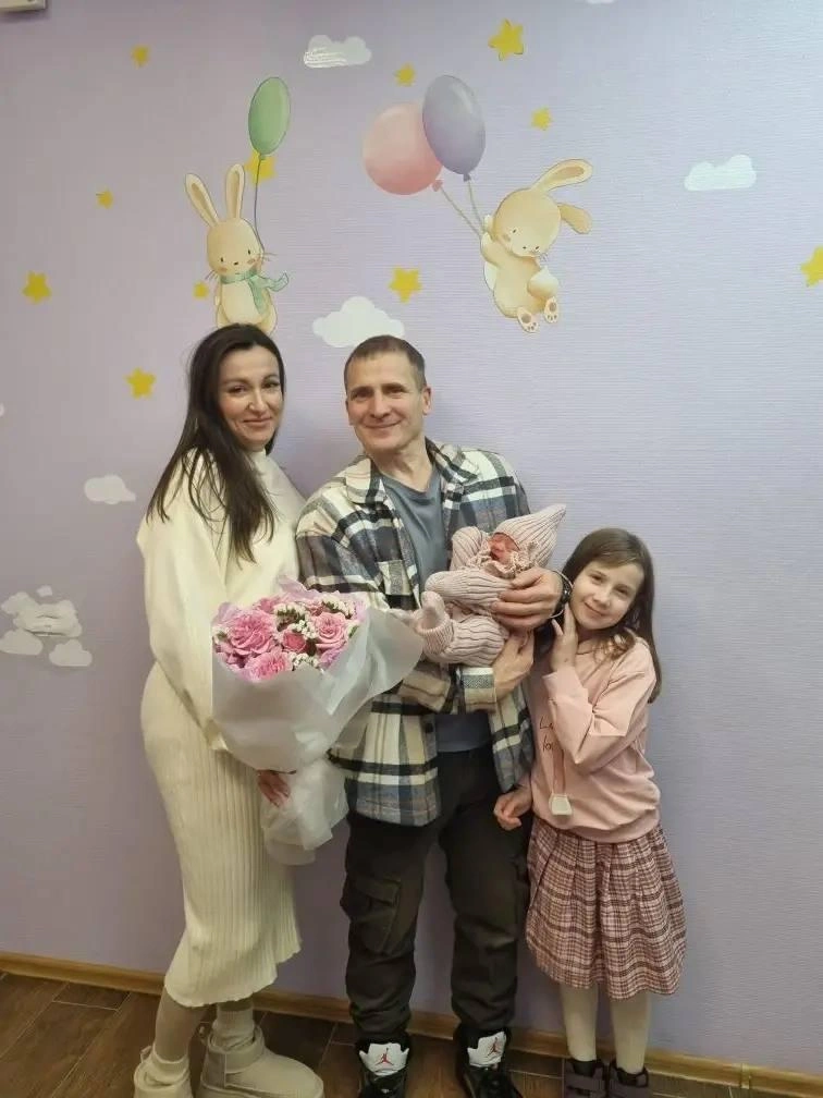 Зимой в семье родился десятый ребенок, дочку назвали Любовь | Источник: семейный архив героев публикации