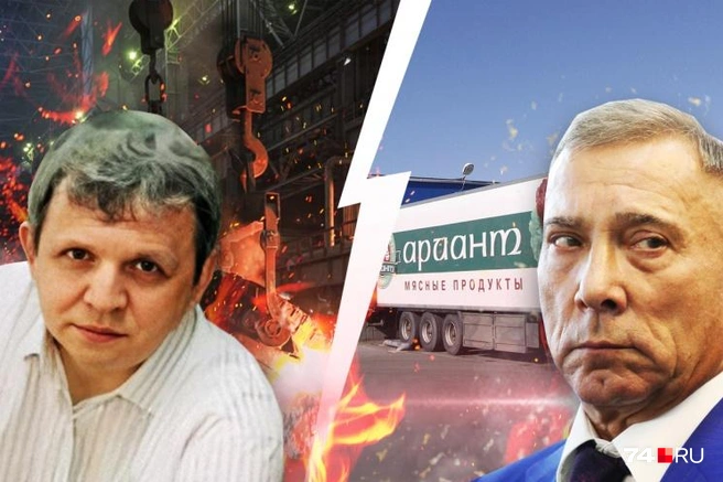 Юрий Антипов и Александр Аристов стали хозяевами Торгового центра в 1992 году | Источник: Олег Каргаполов, Илья Бархатов, архив 74.RU, Полина Авдошина (коллаж)